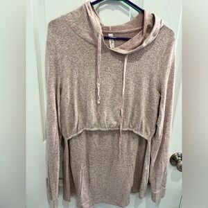 Latched mama pink everyday hoodie. L